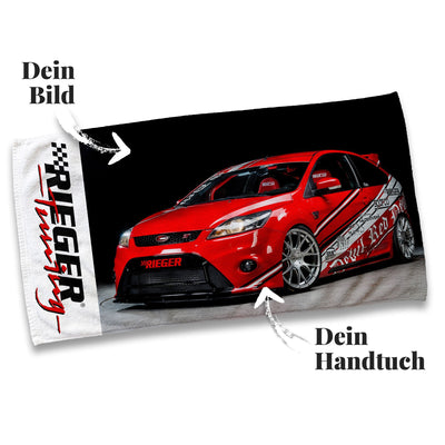 Rieger Tuning Edition: Handtuch mit Deinem Auto