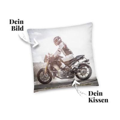 Biker Kissen mit Deinem Motorrad